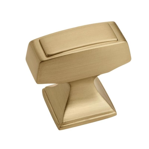 Amerock Amerock Mulholland Traditional Rectangle Cabinet Knob 1-3/16 in. Champagne Bronze 1 pk BP53029CZ - main